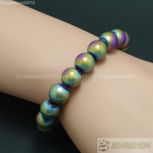 Wholesale Handmade Natural Gemstone Round Bead Bracelet Healing Chakra Reiki 6mm - Picture 48 of 72