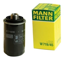 MANN Oil FIlter W719/45 AUDI/VW 2.0L Turbo Engine 2008-2017 see fitment below