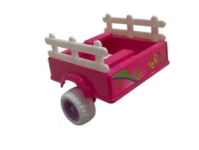 Pink Jeep Wagon Mattel 1997 Kelly Power Wheels Trailer ONLY Replacement