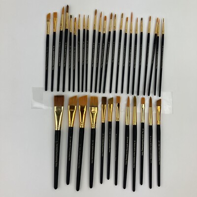 Plaid Paint Brush Lot Xuancheng China Black (35) | eBay