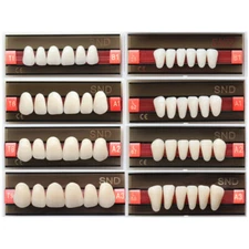 B1 A1 A2 A3 Shade Dental Synthetic Acrylic Resin False Denture Teeth Whitening