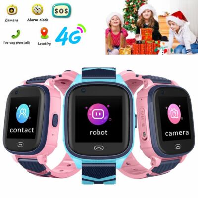 Kids Smart Watch 4G Phone Activity Trackers SOS Video Call Boy Girls Baby Watch
