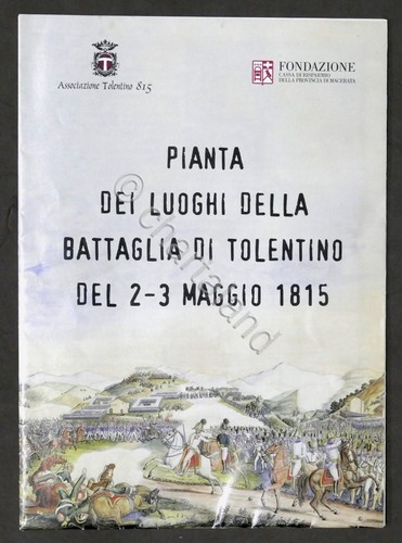 Plan der Orte der Schlacht von Tolentino vom 2. - 3. Mai 1815 - Aufl. 2010 - Bild 1 von 3