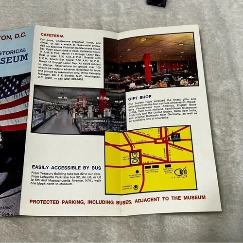 Folleto de colección del Museo Histórico Nacional de Cera de Washington DC años 60 BX - Imagen 4 de 4