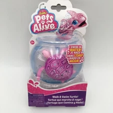 Zuru Pets Alive Walk & Swim Turtle Violette 2019 Pink