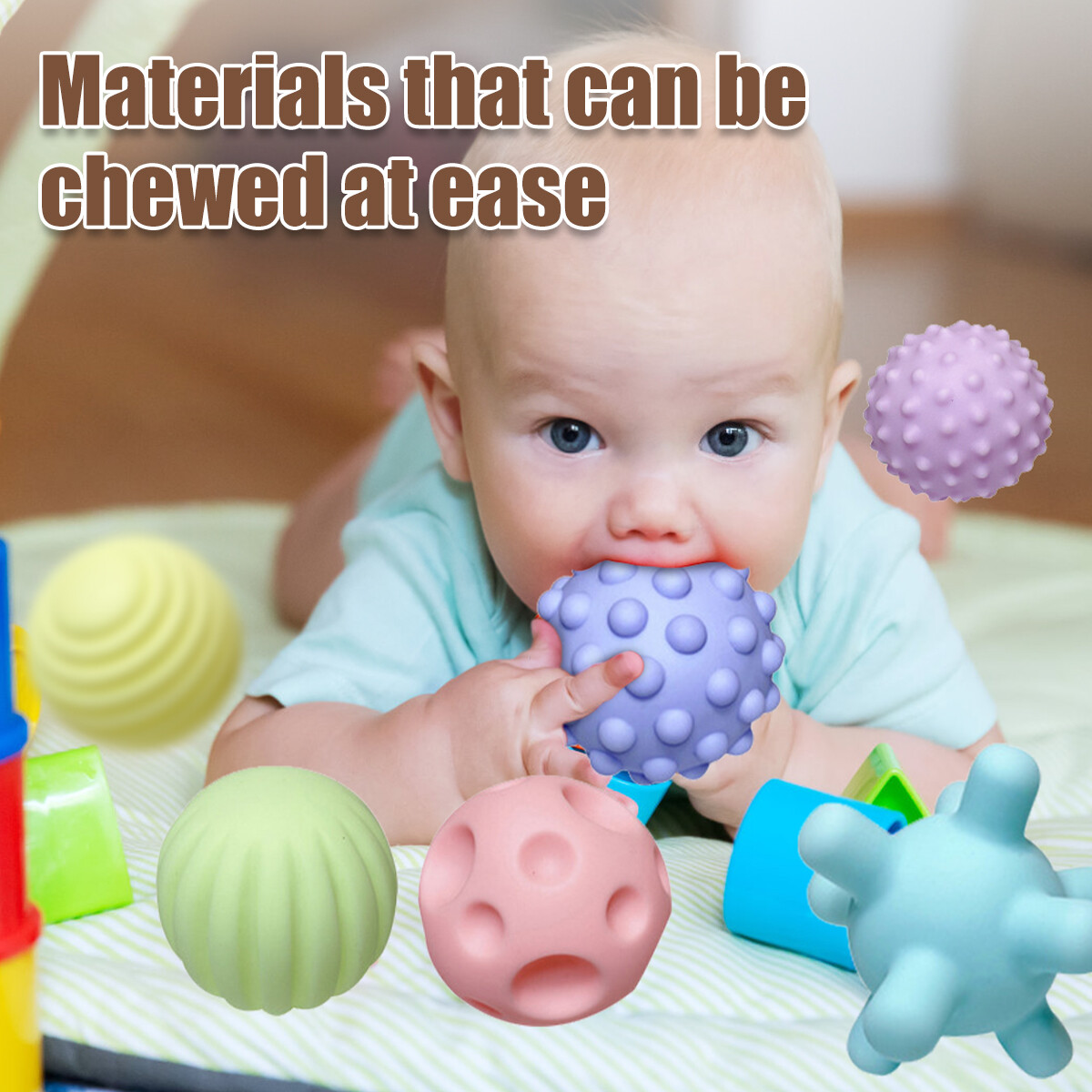 6pcs Baby Toy Ball Set Sensory Development Balls Educational Sensory