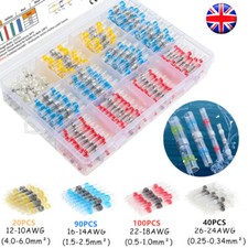 500PCS Solder Stick Waterproof Seal Sleeve Heat Shrink Butt Wire Connectors Kit