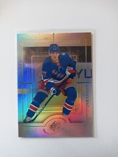 2021-22 Upper Deck Nils Lundkvist Rookie Spx Retro #48 New York Rangers Rc