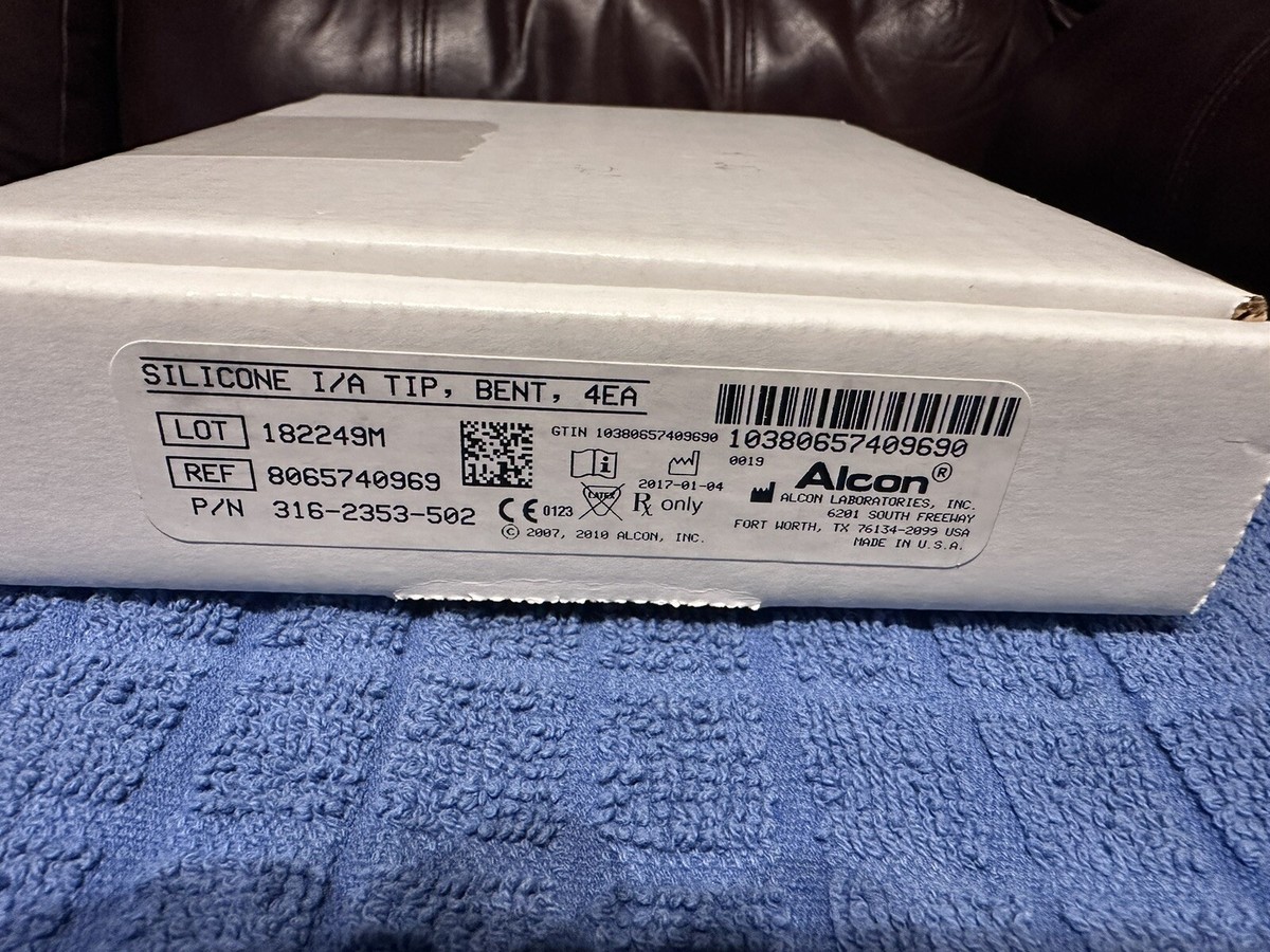 Alcon 8065740969 Silicone I/A Tip Bent Box of 4 | eBay