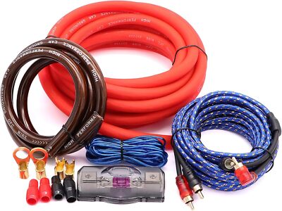 Kit de cableado de audio para amplificador de automóvil de calibre 0: el cablead