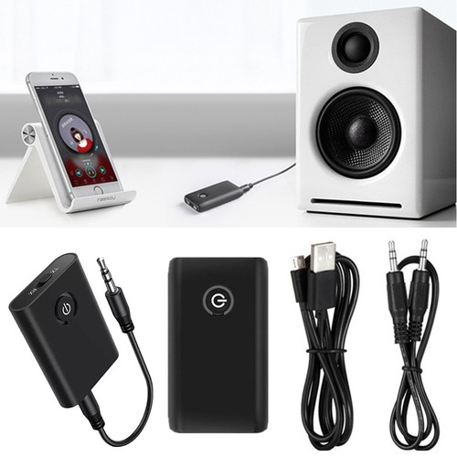2 in 1 Wireless 5.0 Bluetooth Transmitter Receiver Adapter Audio 3.5mm Jack Aux - Afbeelding 2 van 17