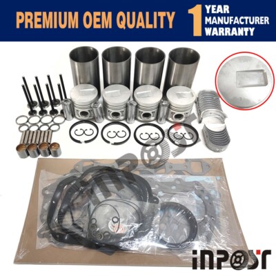 S4Q S4Q2 Overhaul Rebuild Kit for Mitsubishi S4Q engine F16C F16D Forklift