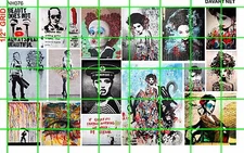 NH076 DAVE'S DECALS 1/2 Set N SCALE STREET ART MODERN STYLE COLORFUL GRAFFITI