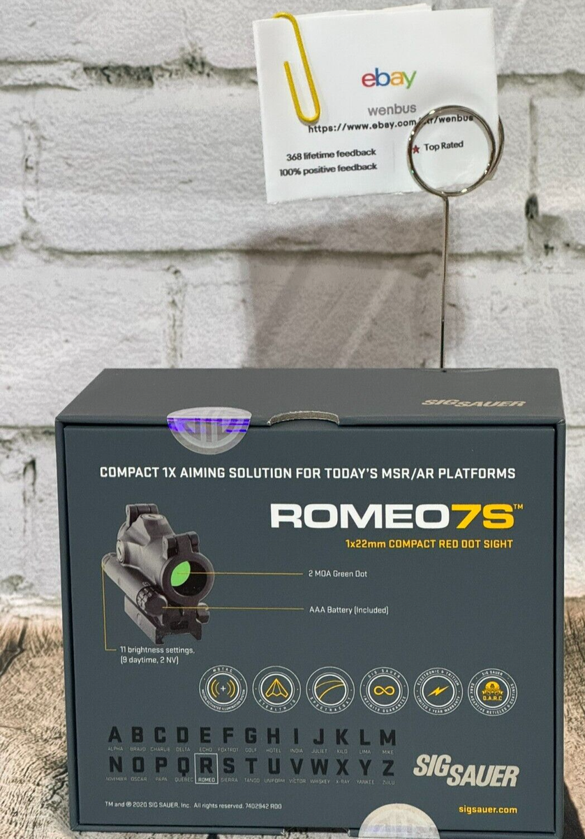 カ*ス様 Sig Sauer ROMEO7S 緑 89式 ドットサイト vort Amazon.com : Sig Sauer ROMEO7S Compact Red Dot Sight, 1x22mm