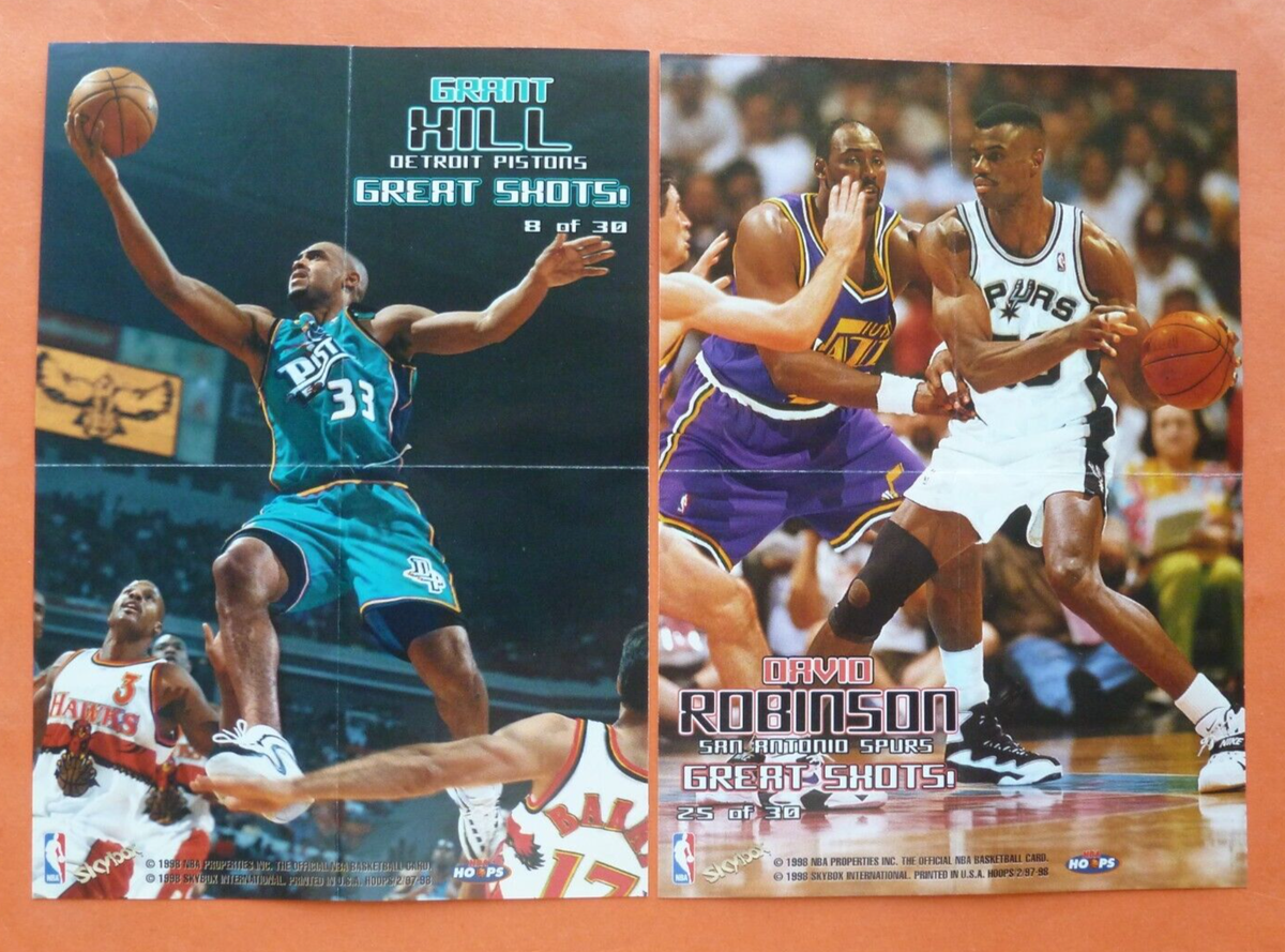 1997-1998 Skybox Hoops GREAT SHOTS 15/30 Mini-Posters, Kobe