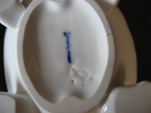 Rare paire de porte bijoux en porcelaine KPM représentant 2 tortues. - Picture 9 of 13