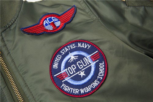 Kids Boys MA1 Bomber Jacket Military Pilot Flight Toddler Grils Jacket Outerwear - Picture 8 of 40
