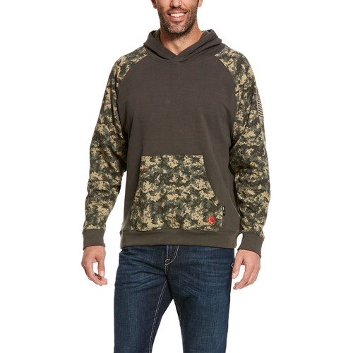 Green Camo Hoodie 10027911 