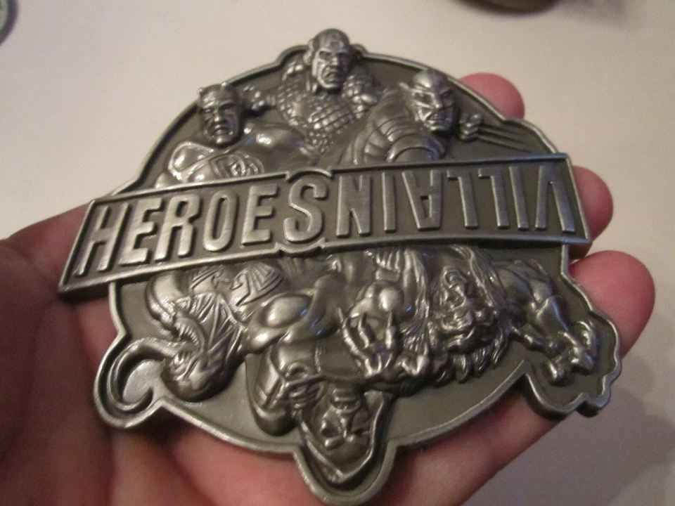 Marvel Heroes vs Villains 2009 hebilla de cinturón - GW-9 Foto 2 de 3