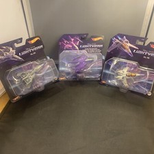 Lightyear D isney pixar hot wheels xl -01 xl-15 Zurg fighter ship Lot of 3