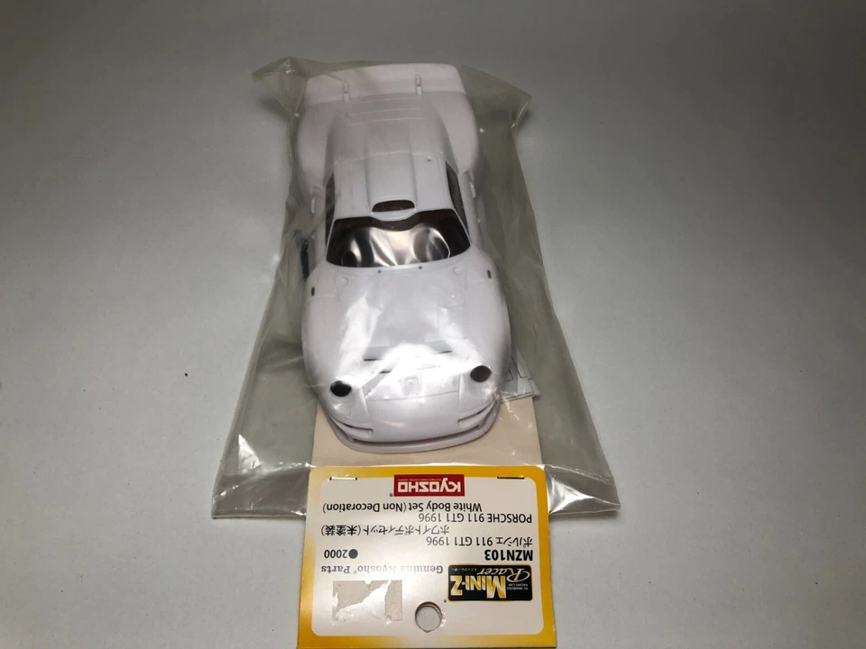 KYOSHO Mini-z PORSCHE 911 GT1 1996 White Body Set (Non Decoration) MZN103 - Image 2 of 4