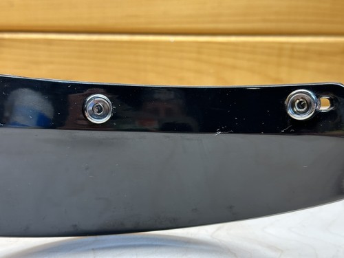 Black 3 Snap Motorcycle Helmet Visor Sun Visor - Picture 3 of 4
