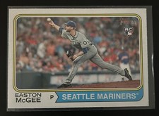 2023 Heritage #178 Easton McGee Seattle Mariners Rookie