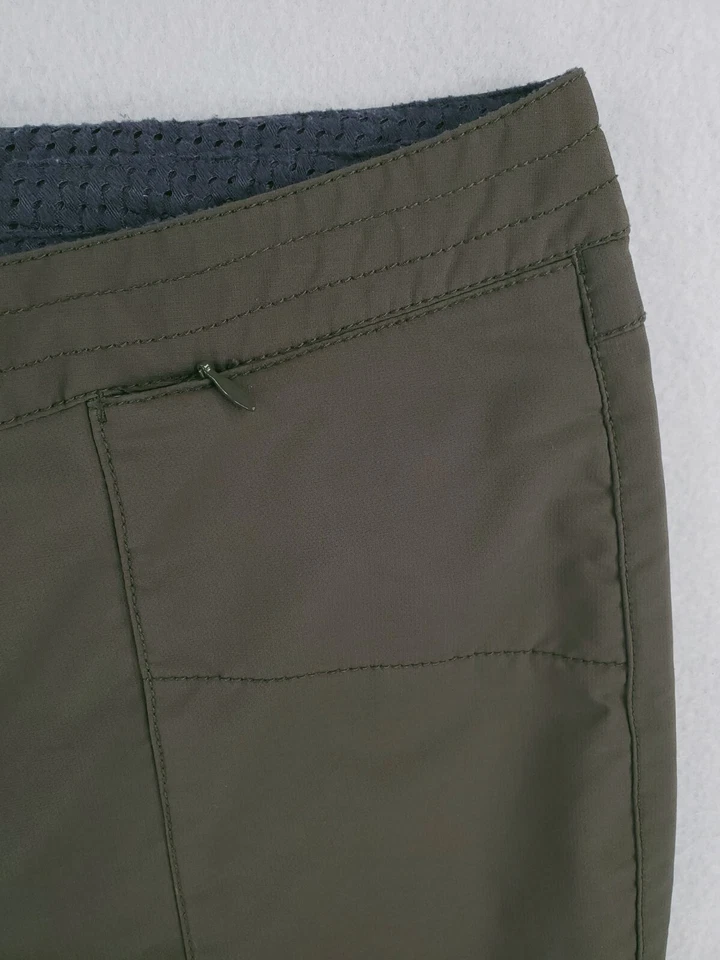 Royal Robbins Pants Womens 12 Green Bootcut Softshell Outdoor Hiking Stretch - Image 3 of 4
