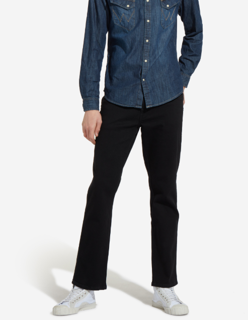 Wrangler Texas Jeans Stretch Nero W32 L30 TD002 Jj 01