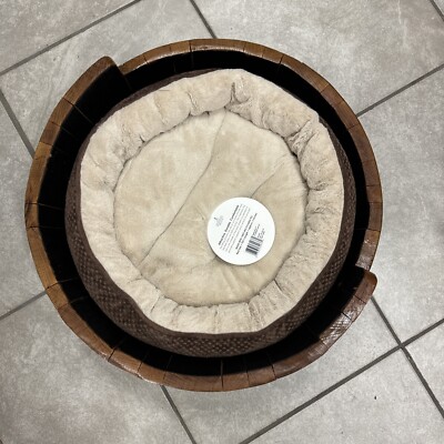 Double Barrel Dog Bed