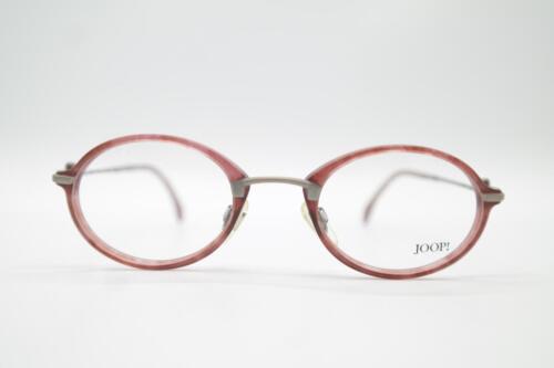 Vintage JOOP 8228-690 Rotbraun Messing Schwarz Oval Brille Brillengestell NOS - Bild 1 von 6