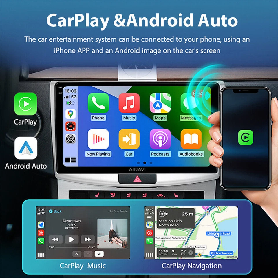 For Chevrolet Aveo Chevy Sonic 2012-2016 Android Apple Carplay Car Stereo Radio - Image 3 of 4