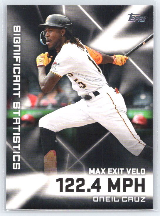 2023 Topps Oneil Cruz #SS-8 Significant Statistics Pittsburgh