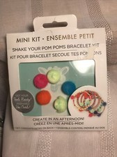 Jewelry Craft DIY Mini Bracelet Kit SHAKE YOUR POM POMS Create NEW Gift Colorful