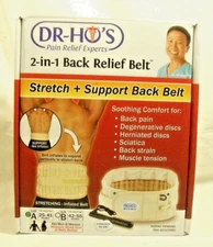 DR-HO'S 2 in 1 Back Relief Stretch and Support Belt