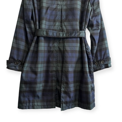 Prada trench monopetto nylon, taglia 46 Italia, plaid tartan - Foto 22 di 22