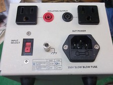 STEP-UP/STEP-DOWN ISOLATING TRANSFORMER 120/220 220/120 120/120 V 500W