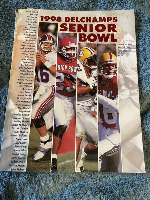 1998 Senior Bowl Official Program 