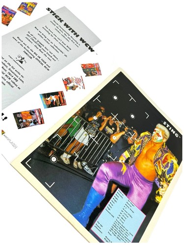 WCW Sticker Album 1994 Sammelalbum Panini Merlin - INKgrafix Toys A225 - Picture 2 of 8