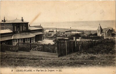 Old postcard Creil Vue vers Le Treport France (1014099)