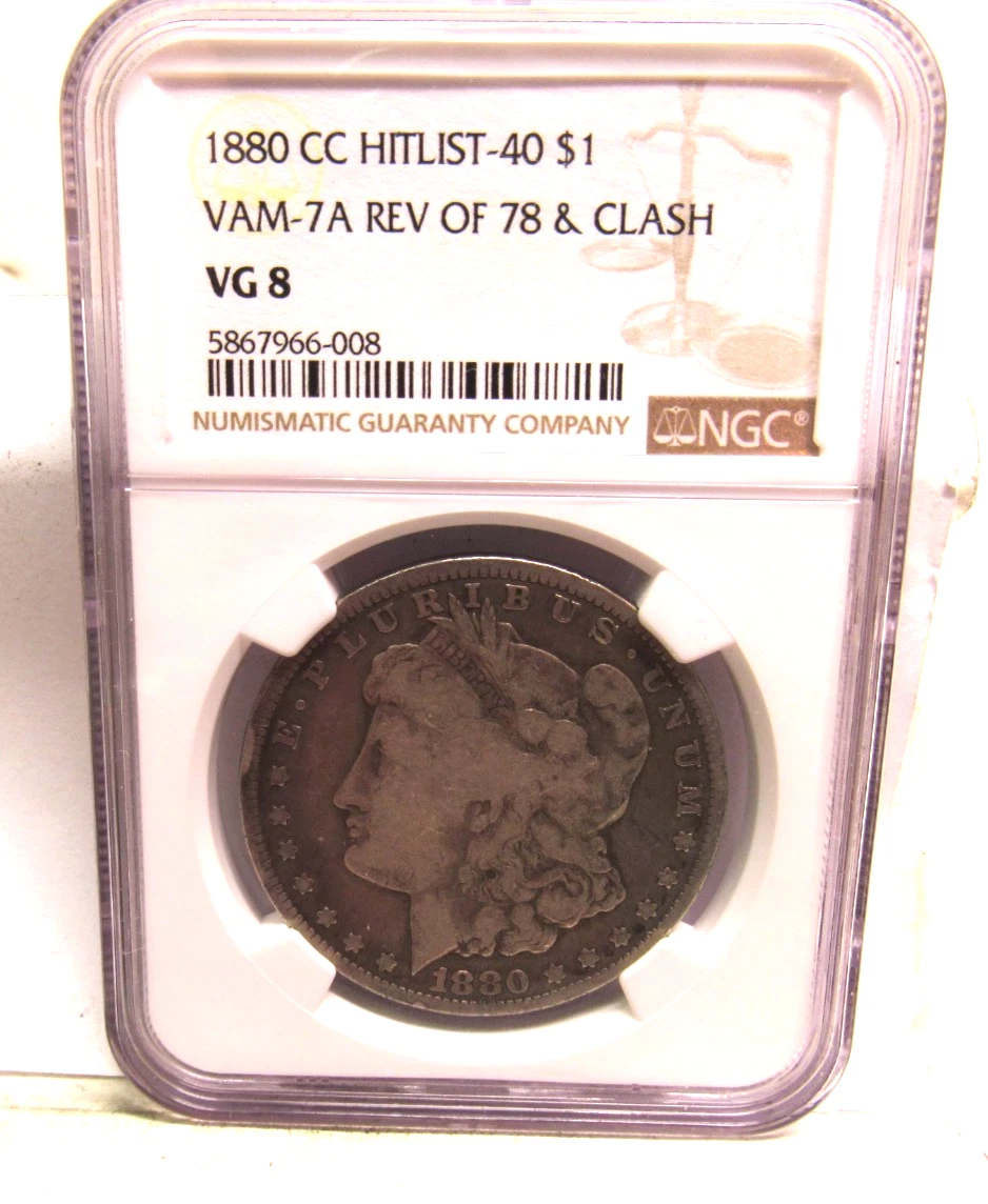 1892 CC モルガンダラー NGC鑑定済 VG8 Silver VG 8 Graded Morgan US Dollars (1878-1921) for sale | eBay