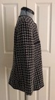New Chaus Navy Blue White Tweed Wool Jacket Blazer Size 14 — photo 3