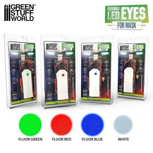 Green Stuff World Flexible LED Augen für Cosplay Masken