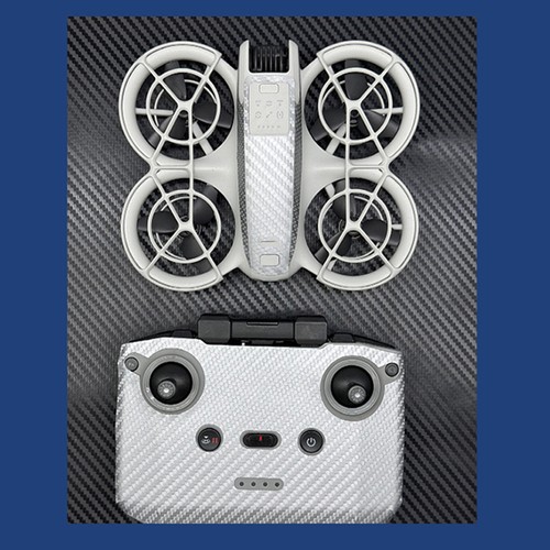 Adesivo PVC skin full sticker antigraffio per DJI NEO drone controller accessori - Foto 17 di 22