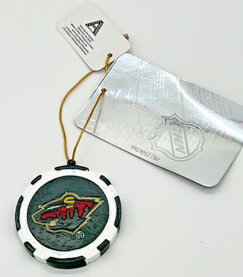 #ad #ad Minnesota Wild Game Chip Ornament NHL Hockey Team Sports America $12.97