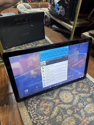 Samsung Galaxy View SM-T677A 64GB, Wi-Fi 4G (AT&T), 18.4 Inch Tablet Black Works
