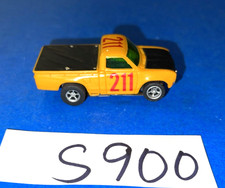 AURORA AFX VINTAGE SLOT CAR DATSUN BAJA PICK-UP BUTTERSCOTCH W/ RED NUMBERS 211