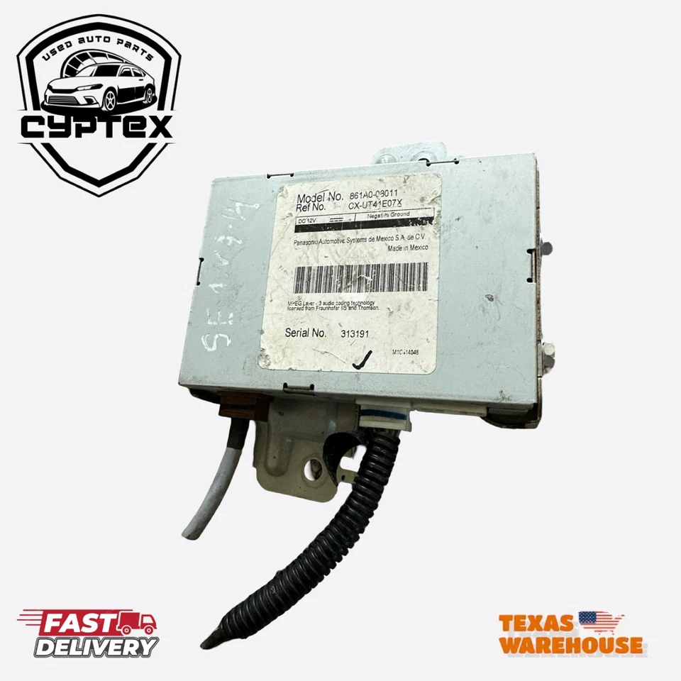 Módulo de controle de interface multimídia Toyota Sienna 2011-2014 usado fabricante de equipamento original 861A0-08010 - Imagem 4 de 4