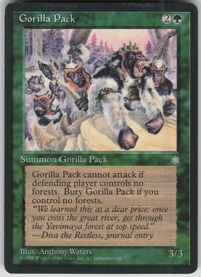 Magic the Gathering TCG Gorilla Pack C Ice Age