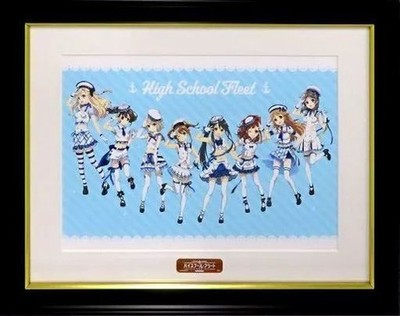 High School Fleet 6th Anniversary Original Illustration Board with Accessories